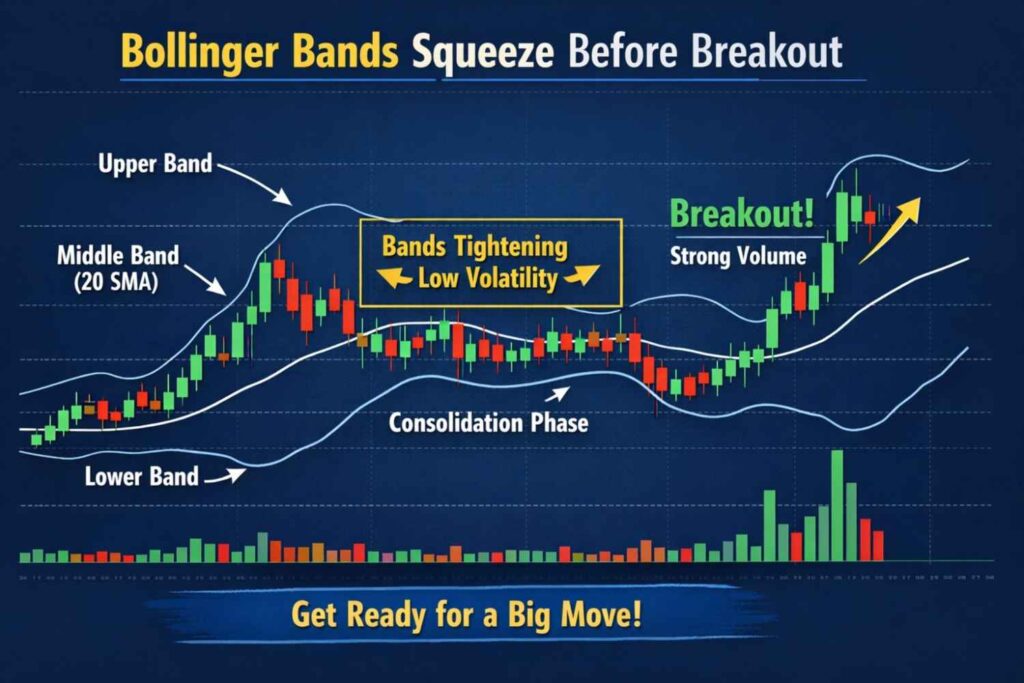Bollinger Band before breakout