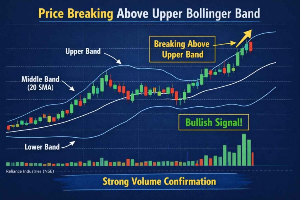 Bollinger Band Breakout Above