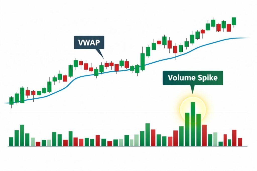 Chart with VWAP