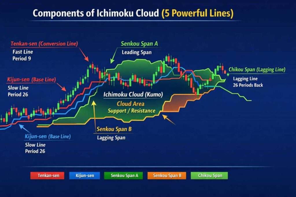 Componant-of-ichimoko-clud