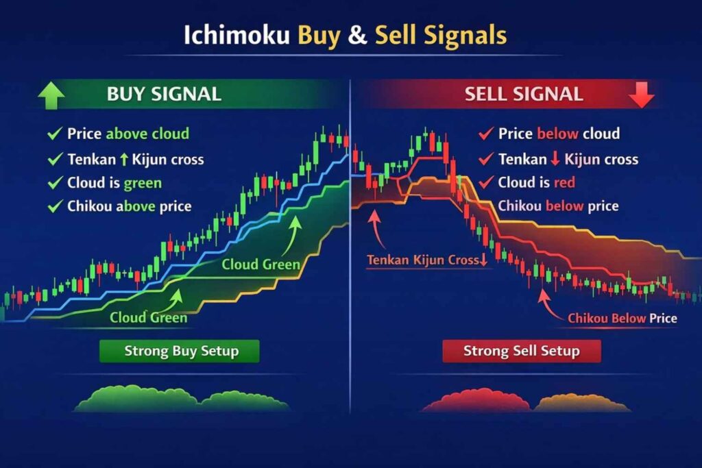 Buy sell Signal Ichimoko Cloud